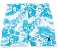 Hurley Girls' Knit Pull On Shorts, Blue Tie Dye, 5