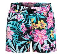 Hurley Girls' Knit Pull On Shorts, Pink Floral, 6X