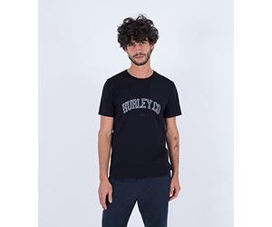 Hurley H20 Dri Authentic Tee, Camiseta Hombre, Preta (Black), S