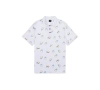 Hurley H2o-dri Ace Fiesta Mesh Polo Short Sleeve Wht Combo Talla: XL | Outlet | Hombre |