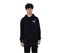 Hurley Hoodie Men-Wave Anarchy Sudadera con Capucha, Negro, S para Hombre
