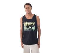 Hurley Island Vibes Slub Tank Camiseta, Negro, XXL Men's