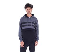 Hurley Jersey de Fiesta Oceancare Block Suéter sin Botones, Gris, M para Hombre