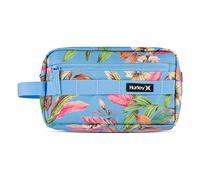 Hurley Kit de artículos pequeños de aseo, azul, (Floral/blue), Talla única, Kit de artículos pequeños de aseo