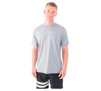 Hurley, Lycra Manga Corta Hombre, Everyday Hybrid UPF, S, Gris