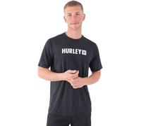 Hurley, Lycra Manga Corta Hombre, Everyday Hybrid UPF, XXL, Negro