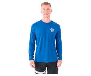 Hurley, Lycra Manga Larga Hombre, Everyday Hybrid UPF, M, Azul