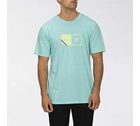 Hurley M Halfer Stripe S/S Camiseta, Hombre, Spruce Fog, S