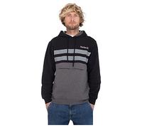 Hurley M Oceancare Block Party Pullover Sudadera, Black, M Hombre