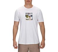 Hurley M PRM Tropics del Muerte SS Camiseta, Hombre, Blanco, S
