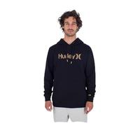 Hurley M Toledo Basic Hood Sudadera con Capucha, Negro, L para Hombre