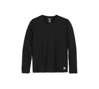 Hurley Men's 1pk Crewneck Ls T Black Talla: M | Manga Larga Outlet | Hombre | Negro