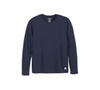 Hurley Men's 1pk Crewneck Ls T Navy Talla: M | Manga Larga Outlet | Hombre | Azul