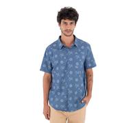 Hurley Men's Short-Sleeved Shirt - Printing Press Coconut