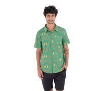 Hurley Men's Short-Sleeved Shirt - Printing Press Happy Face