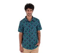 Hurley Men's Short-Sleeved Shirt - Printing Press Palm