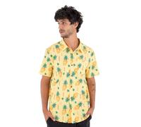 Hurley Men's Short-Sleeved Shirt - Printing Press Pineapple