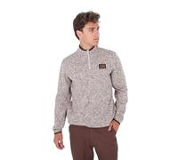 Hurley Mesa Ridgeline Cremallera de 1/4 Camiseta, Crema, S para Hombre