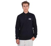 Hurley Mesa Ridgeline Cremallera de 1/4 Camiseta, Negro Multi, M para Hombre