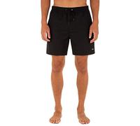 Hurley O&o Solid Volley 17', Board Shorts Hombre, Preta (Black), M