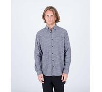 Hurley O&o Stretch LS Camisa, Negro, L para Hombre