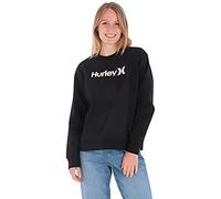 Hurley OAO Core Crew Sudadera, Black, XS Mujer