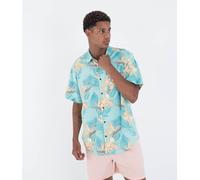 Hurley OAO Lido Stretch Camisa, Azul, XXL Men's