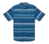 Hurley OAO Lido Stripe Camisa, Azul, L Men's