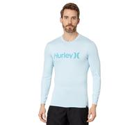 Hurley OAO Quickdry Rashguard LS Camisa de protección de Sarpullido, Sea Haze, M para Hombre