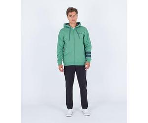 Hurley Oceancare O&o-Sudadera con Cremallera Suéter sin Botones, Verde, M para Hombre