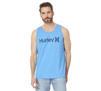 Hurley One & Only Solid Tank Camiseta sin Mangas, Bliss Blue Htr, XL para Hombre