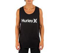 Hurley One & Only Solid Tank Top Black Xl, T Shirt Hombre, Negro/blanco, XL