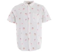 Hurley One & Only-Tejido de Manga Corta con Estampado elástico Camisa, Combo Blanco, M para Hombre
