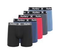 Hurley Pack de 5 Braguitas Bóxer Elásticas para Hombre (Pack de 5), S