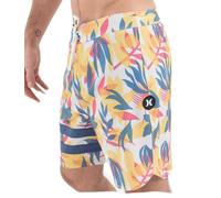 Hurley Pantalón Corto para Hombre - Phantom-Eco Block Party 18', Crema, W34