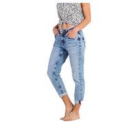 Hurley Pantalones Vaqueros Mujer - Laney Mom Oceancare, Denim Wf2, Talla 28