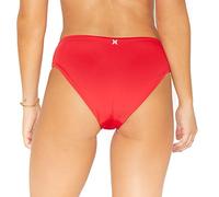 Hurley Parte Inferior Completa sólida para Mujer, Red Pepper, S