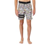 Hurley Phantom Eco 25th S1 Block Party 18" Boardshorts, Pantalones Cortos DE LOS Hombres, Barely Bone,