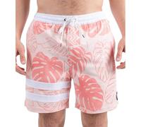 Hurley Phantom Eco Block Party Volley 17'' Bañador, Rosa, L Men's