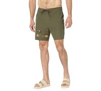 Hurley Phntm Blck Prty Rngd 18 Bañador, Cargo, 40 para Hombre