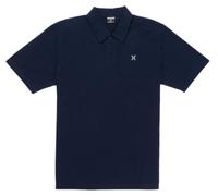 Hurley, Polo Manga Corta Hombre, Icon Slub, XXL, Azul