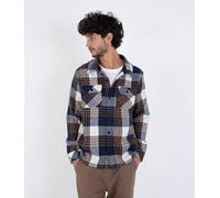 Hurley Ranger Flannel Camisa Hombre Manga Larga Camisa Cuadros Hombre Nightforce L