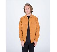 Hurley Santa Cruz Twill Flannel Long Sleeve Earthstone Talla: S | Camisas Casuales Outlet | Hombre | Marrón