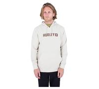 Hurley The Box Fleece Po Suéter sin Botones, Crema, M para Hombre