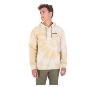 Hurley Tidal Wave Tie Dye Fleece Po Suéter sin Botones, Crema, M para Hombre