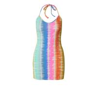 Hurley Vestido azul claro / dorado / lila / rosa neón 40 azul claro / dorado / lila / rosa neón