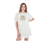 Hurley Vestido Estilo Camiseta Vortex Informal, Whitecap Gray, XS para Mujer