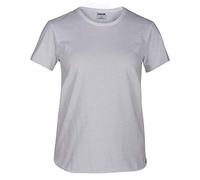 Hurley W Dri-Fit tee Camisetas, Mujer, White, L