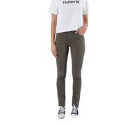 Hurley W Oceancare Mary High Waist Denim Pant - Pantalones Casuales Mujer, Olive Night, 28