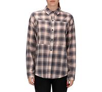 Hurley W Wilson Plaid Dolman L/S Camisas, Mujer, Crimson Tint, XS